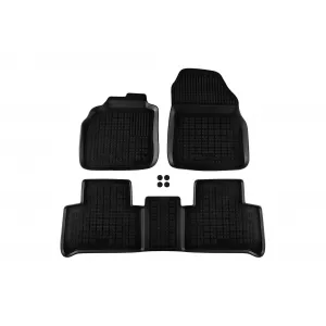 image-65-Specific rubber mats suitable for Renault Scenic, Grand Scenic 2003-2016, 3-piece set, black color