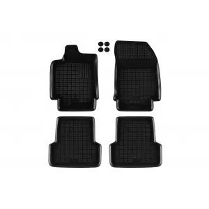 image-66-Specific rubber mats suitable for Renault Laguna 2007-2015, 4-piece set, black color