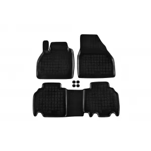 image-68-Specific rubber mats suitable for Renault Kangoo 2008-2021, 3-piece set, black color