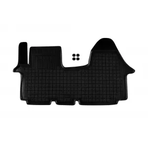image-73-Specific rubber mat suitable for Nissan Primastar, Opel Vivaro, Renault Trafic 2001-2014, 1-piece set, black color