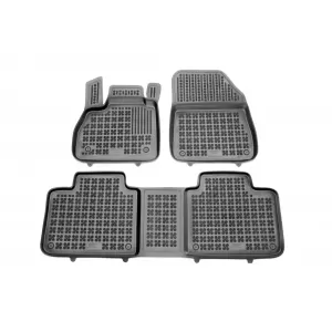 image-78-Specific rubber mats suitable for Renault Espace after 2014, 3-piece set, black color