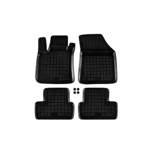 image-79-Specific rubber mats suitable for Renault Megane 2015-2022, 4-piece set, black color