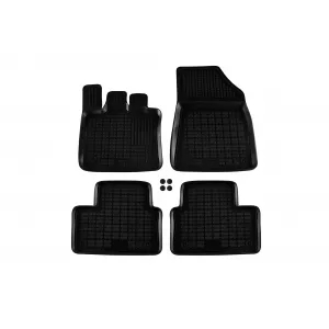 image-4-Specific rubber mats suitable for Renault Captur after 2019, Captur E-tech Hybrid after 2020, 4-piece set, black color