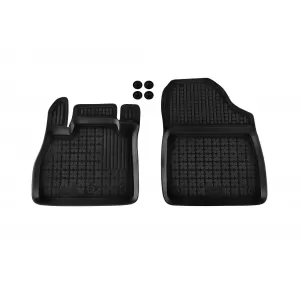 Specific rubber mats suitable for Renault Grand Scenic after 2016, 3-piece set, black color-image-6216141