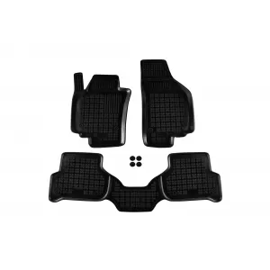 image-10-Specific rubber mats suitable for Seat Altea XL 2006-2015, 3-piece set, black color