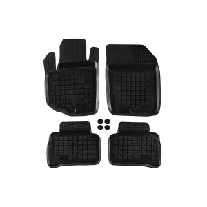 image-25-Specific rubber mats suitable for Suzuki Vitara after 2015, 4-piece set, black color