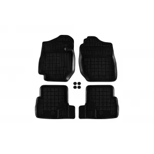 image-28-Specific rubber mats suitable for Suzuki Jimny after 2018, 4-piece set, black color