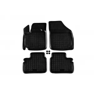 image-30-Specific rubber mats suitable for Suzuki Ignis Hybrid after 2019, 4-piece set, black color
