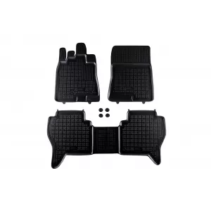 Mochete din cauciuc specifice, potrivite pentru Mitsubishi Pajero după 2006, set de 3 piese, culoare neagră-image-6216350