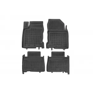 image-45-Specific rubber mats suitable for Lexus NX 2014-2021, 4-piece set, black color