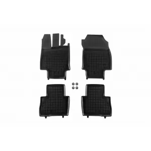 image-50-Specific rubber mats suitable for Lexus NX after 2021, 4-piece set, black color, for all versions