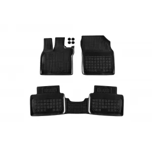 image-52-Specific rubber mats suitable for Lexus LBX Hybrid, 4x2, 4x4 after 2023, 3-piece set, black color