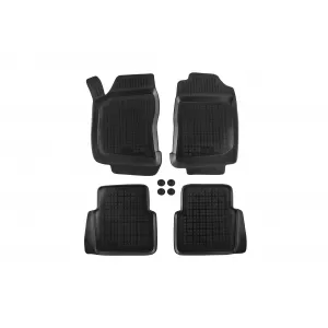 image-56-Specific rubber mats suitable for Saab 9-5 1997-2009, 4-piece set, black color