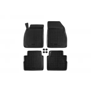 image-57-Specific rubber mats suitable for Saab 9-5 2010-2012, 4-piece set, black color