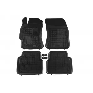 image-58-Specific rubber mats suitable for Subaru Forester 2008-2013, 4-piece set, black color
