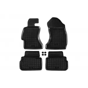 Mochete din cauciuc specifice, potrivite pentru Subaru XV 2017-2024, set de 4 piese, culoare neagră-image-6216498