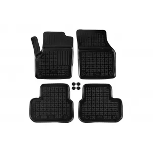 image-68-Specific rubber mats suitable for Land Rover Discovery Sport after 2015, 4-piece set, black color