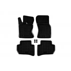 image-70-Specific rubber mats suitable for Jaguar F-Pace, Range Rover Velar after 2016, 4-piece set, black color