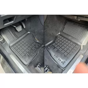 Mocheta din cauciuc specifică, potrivită pentru Land Rover Discovery după 2017, Range Rover Sport după 2013, set de 3 piese, culoare neagră-image-6216545