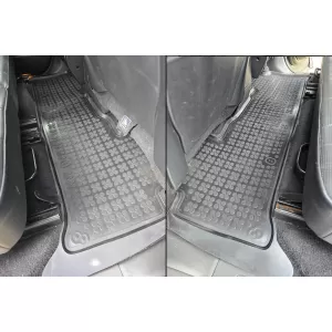Mocheta din cauciuc specifică, potrivită pentru Land Rover Discovery după 2017, Range Rover Sport după 2013, set de 3 piese, culoare neagră-image-6216546