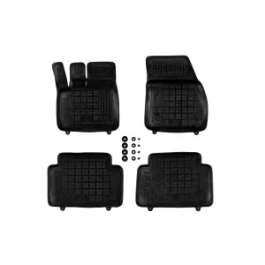 image-72-Specific rubber mats suitable for Range Rover Evoque after 2018, 4-piece set, black color