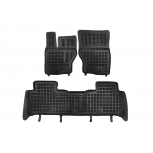 image-73-Specific rubber mats suitable for Range Rover IV 2012-2022, 3-piece set, black color