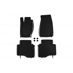 image-78-Specific rubber mats suitable for Jeep Commander 2006-2010, 4-piece set, black color