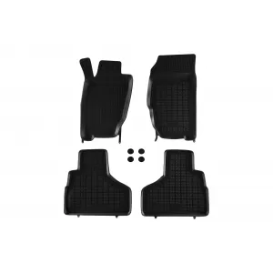 image-79-Specific rubber mats suitable for Jeep Cherokee, Liberty 2002-2007, 4-piece set, black color