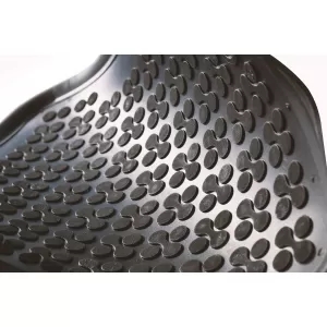 Specific rubber mats suitable for Jeep Grand Cherokee after 2010, 4-piece set, black color-image-6216593