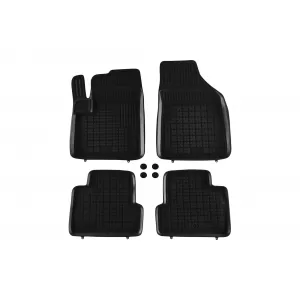 image-1-Specific rubber mats suitable for Jeep Cherokee KL after 2014, 4-piece set, black color