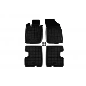 image-9-Specific rubber mats suitable for Dacia Duster 2010-2013, Logan sedan 2004-2013, 4-piece set, black color