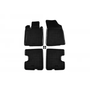 image-10-Specific rubber mats suitable for Dacia Sandero 2008-2012, 4-piece set, black color