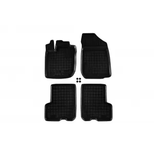 image-14-Specific rubber mats suitable for Dacia Logan MCV after 2013, 4-piece set, black color