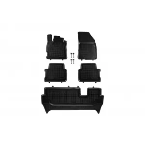 image-20-Specific rubber mats suitable for Dacia Jogger after 2021, without Hybrid version, 7 seats, 4-piece set, black color