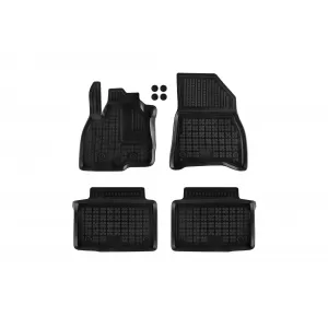 image-21-Specific rubber mats suitable for Dacia Duster after 2024 except Hybrid version, 4-piece set, black color