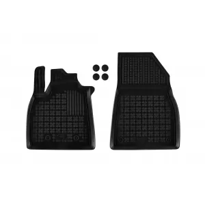 Specific rubber mats suitable for Dacia Duster Hybrid, LPG after 2024, 4-piece set, black color-image-6216737