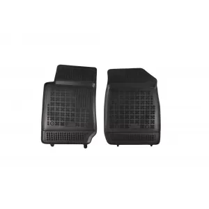 image-29-Specific rubber mats suitable for Isuzu D-Max after 2011, 2-piece set, black color