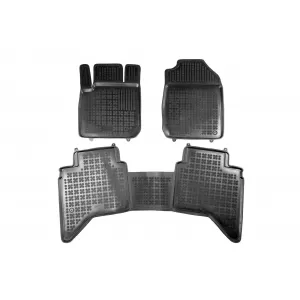 Mochete de cauciuc specifice potrivite pentru Isuzu D-Max după 2020 cu cabină dublă, 4 uși, set de 4 piese, culoare neagră-image-6216798