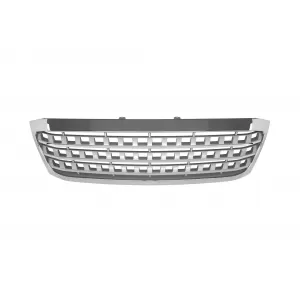image-8-Chrome/gray grille suitable for Toyota Hilux 2008-2010, type Mercedes ML W164