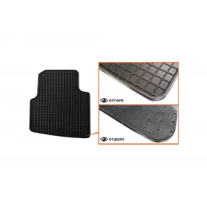 Mochete din cauciuc specifice, potrivite pentru Skoda Roomster 2006-2015, set de 4 piese, culoare neagră-image-6216875
