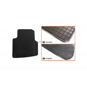 Mochete din cauciuc specifice, potrivite pentru Skoda Roomster 2006-2015, set de 4 piese, culoare neagră-image-6216876