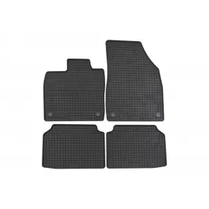 image-42-Specific rubber mats suitable for Skoda Enyaq I.V. after 2021, 4-piece set, black color
