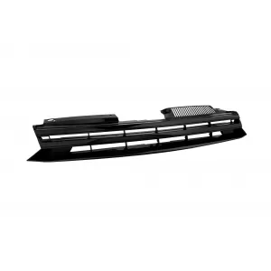 Black grille without emblem suitable for VW Golf VI 2008-2012 for standard bumper