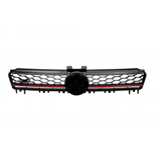 GTi grille suitable for VW Golf VII 2012-2019 for GTi bumper, without emblem opening