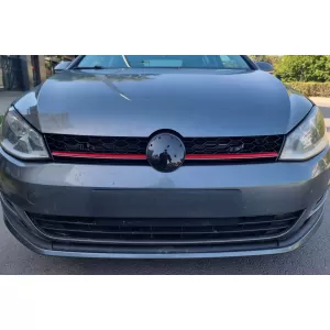 GTi grille suitable for VW Golf VII 2012-2019 for GTi bumper, without emblem opening