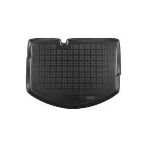 Rubber trunk mat by Rezaw-Plast suitable for Citroen C3 2009-2016 with small spare wheel