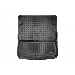 Rubber trunk mat by Rezaw-Plast suitable for Ford Tourneo Connect Long after 2022, 1 piece, black
