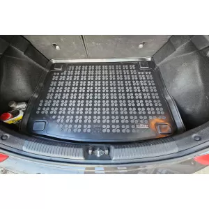 Covor de cauciuc pentru portbagaj de la Rezaw-Plast potrivit pentru Hyundai i30 hatchback după 2017, cu podeaua portbagajului în poziția superioară-image-6217462
