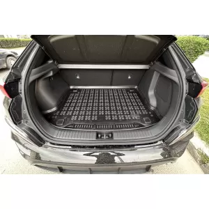 Covor de cauciuc pentru portbagaj de la Rezaw-Plast potrivit pentru Hyundai Kona Hybrid HeV 2017-2023 versiune cu subwoofer, Kona Electric 2018-2023 versiune cu subwoofer, versiune fără podea de portb-image-6217470