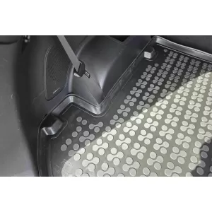 Covor de cauciuc pentru portbagaj de la Rezaw-Plast, potrivit pentru Hyundai Santa Fe după 2018, cu 7 locuri și cu rândul 3 de scaune pliat-image-6217490